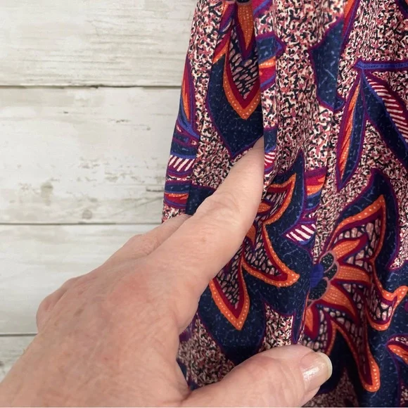 Evereve Noelle Open Back Floral Maxi Dress‎ Size S Puff Sleeve Cotton - Picture 7 of 12